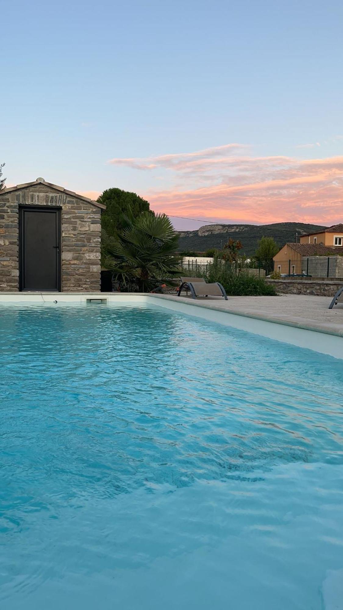 Cocon Aux Portes Des Cevennes Avec Piscine Moulès-et-Baucels Exteriör bild
